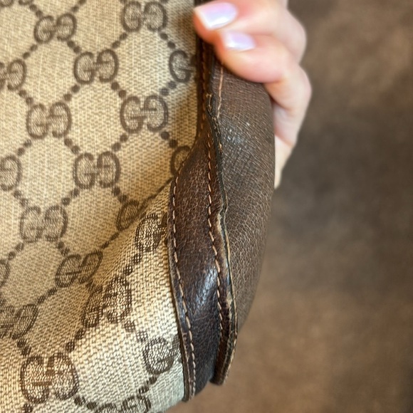 Gucci Vintage Nylon Monogram Logo Envelope Clutch - Picture 9 of 12